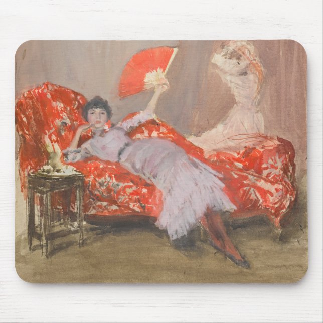 James Whistler - Milly Finch Mouse Pad (Front)