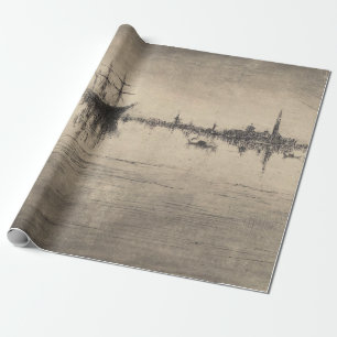 James Whistler - Nocturne, from Venice Wrapping Paper