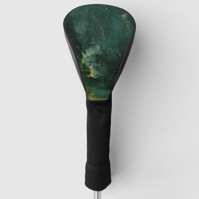 James Whistler - Nocturne in Black and Gold Golf Head Cover (Front)
