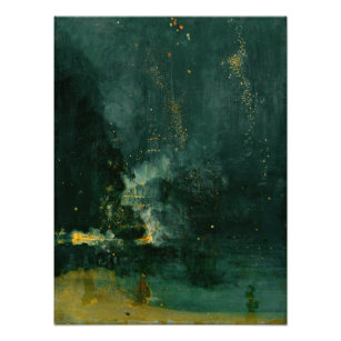 James Whistler - Nocturne in Black and Gold Photo Print