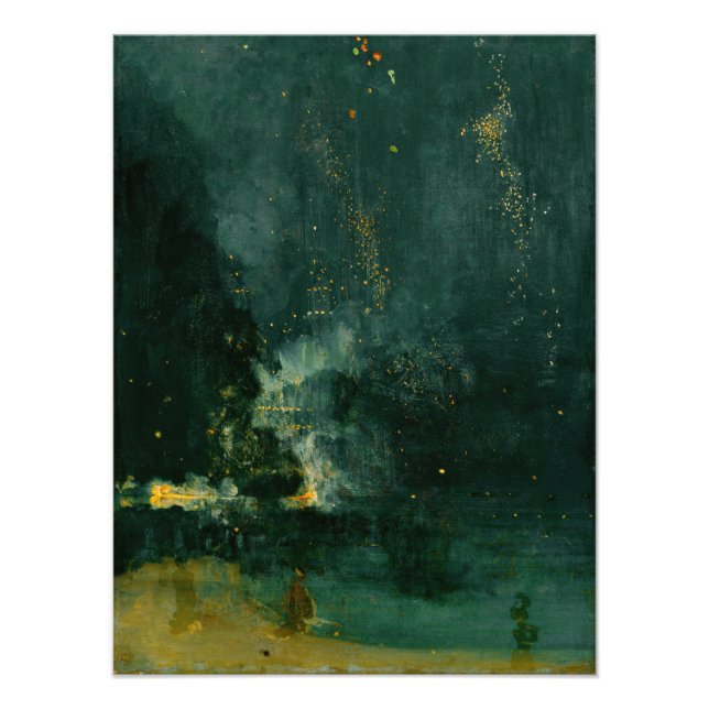 James Whistler - Nocturne in Black and Gold Photo Print (Front)