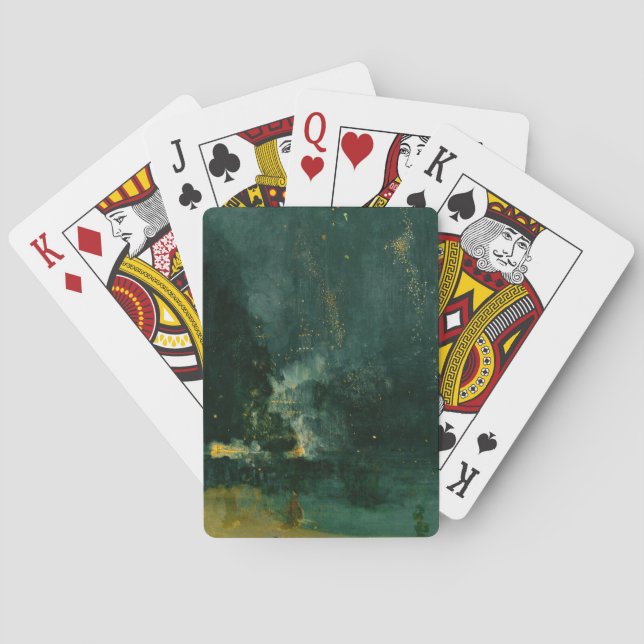 James Whistler - Nocturne in Black and Gold Playing Cards (Back)