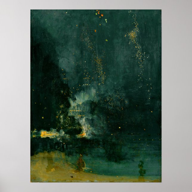 James Whistler - Nocturne in Black and Gold Poster (Front)