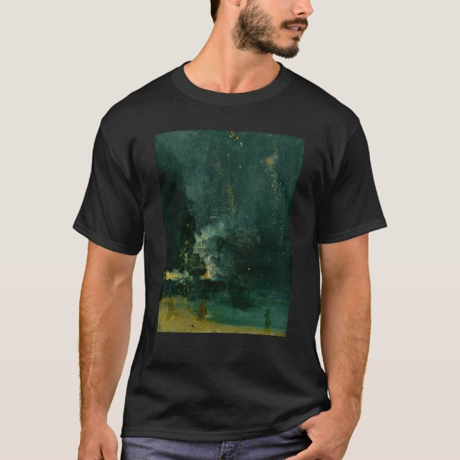 James Whistler - Nocturne in Black and Gold T-Shirt (Front)