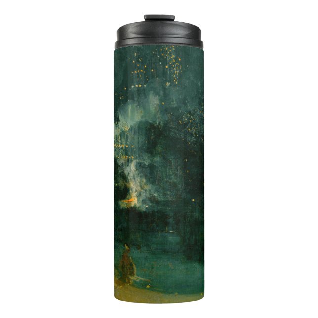 James Whistler - Nocturne in Black and Gold Thermal Tumbler (Front)