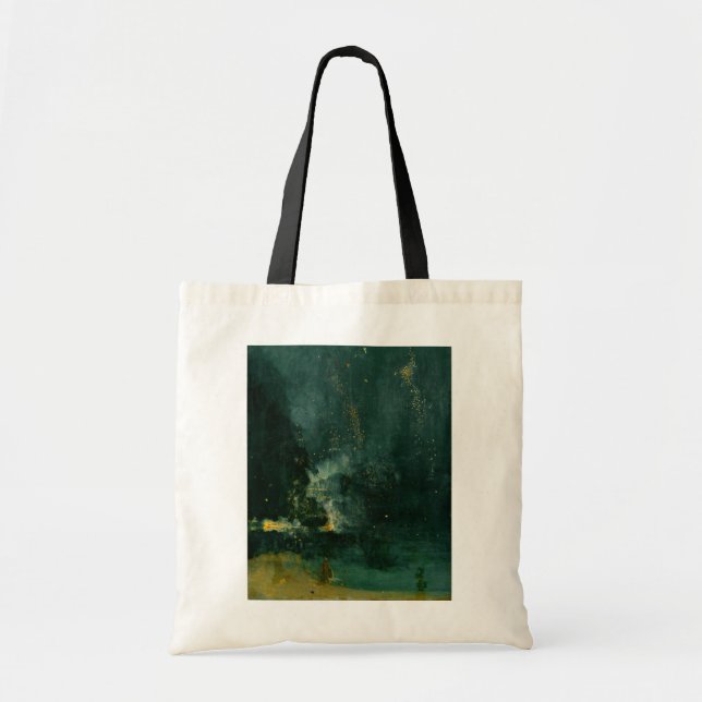 James Whistler - Nocturne in Black and Gold Tote Bag (Front)