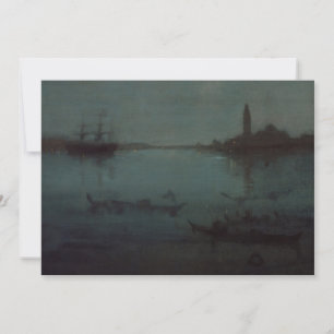 James Whistler - Nocturne: The Lagoon, Venice Thank You Card