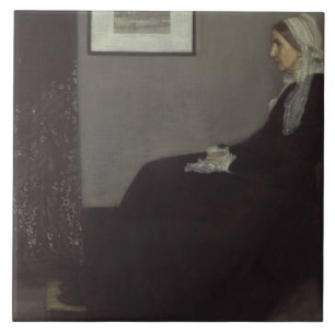 James Whistler - Portrait of the Artist's Mother Ceramic Tile