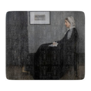 James Whistler - Portrait of the Artist's Mother Cutting Board