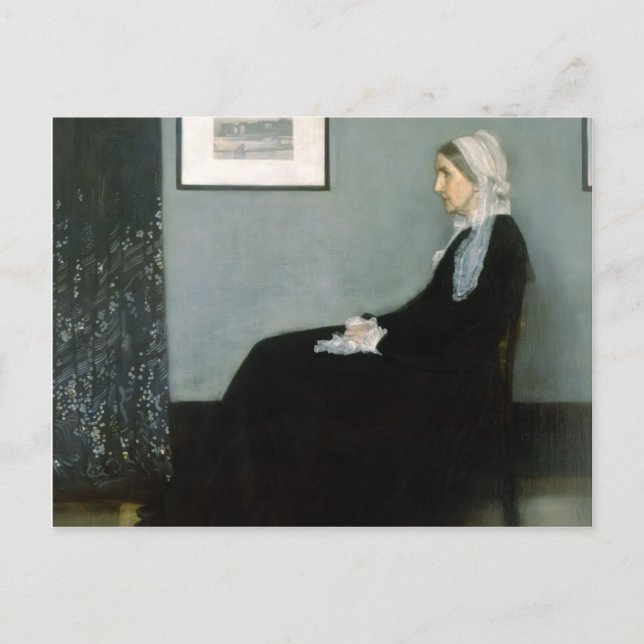 James Whistler-Portrait of the Artist's Mother Postcard (Front)