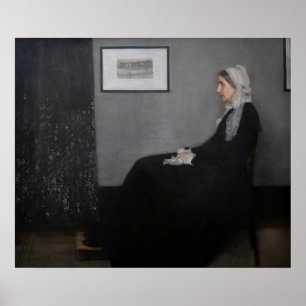 James Whistler - Portrait of the Artist's Mother Poster
