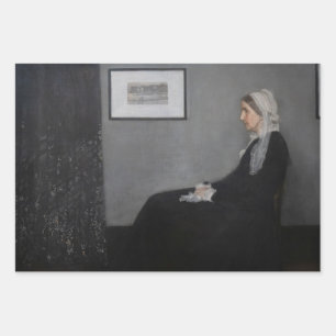James Whistler - Portrait of the Artist's Mother Wrapping Paper Sheet