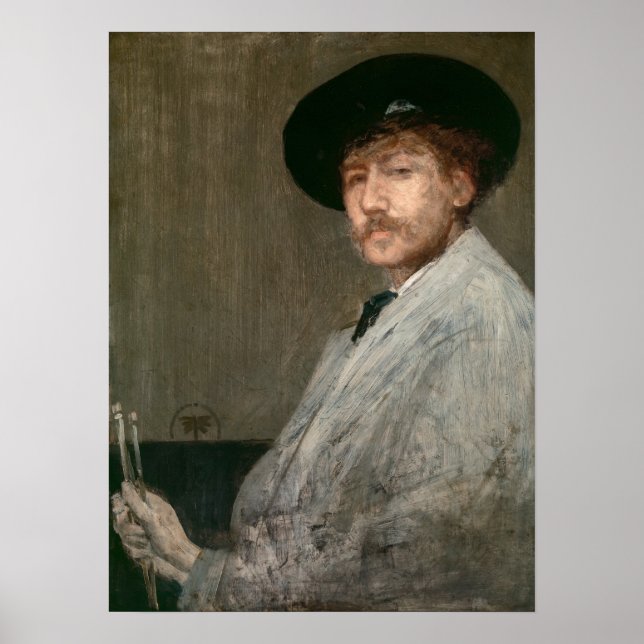 James Whistler - Portrait of the Painter Poster (Front)