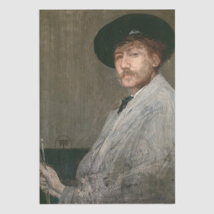 James Whistler - Portrait of the Painter Tissue Paper