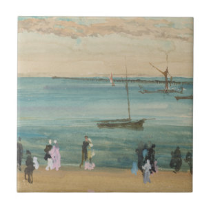 James Whistler - Southend Pier Ceramic Tile