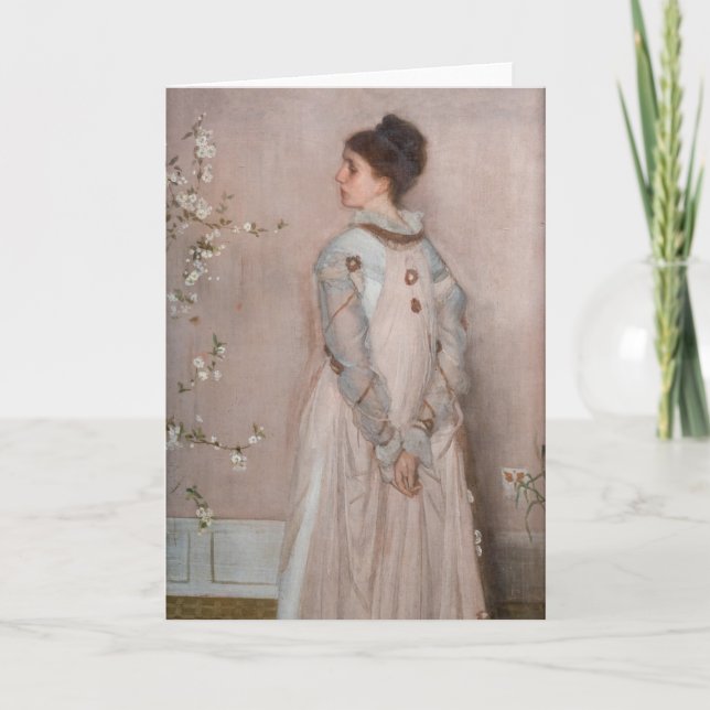 James Whistler - Symphony in Flesh Colour and Pink Card (Front)