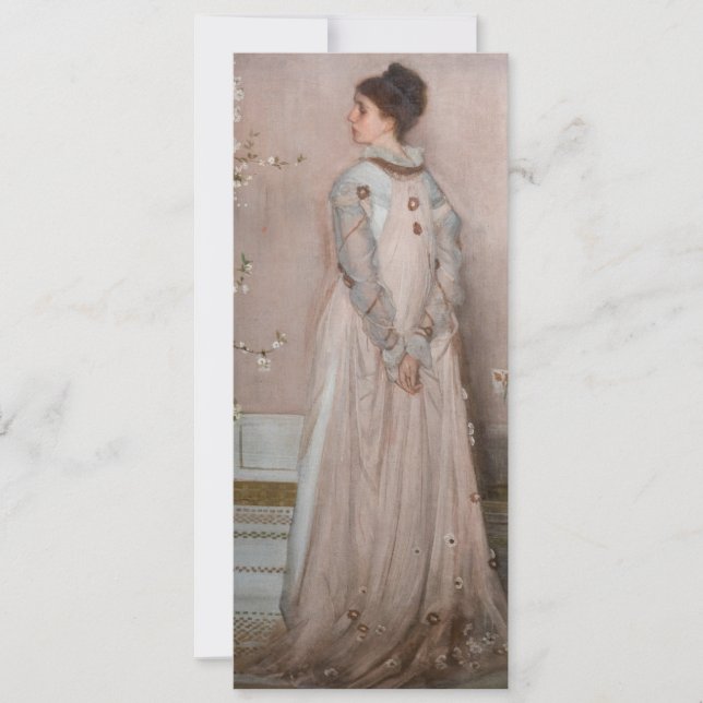 James Whistler - Symphony in Flesh Colour and Pink Invitation (Front)