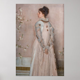 James Whistler - Symphony in Flesh Colour and Pink Poster