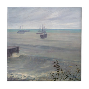 James Whistler - Symphony in Grey and Green Ceramic Tile