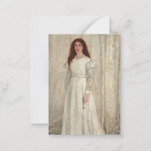 James Whistler - Symphony in White No. 1 Card