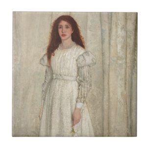 James Whistler - Symphony in White No. 1 Ceramic Tile