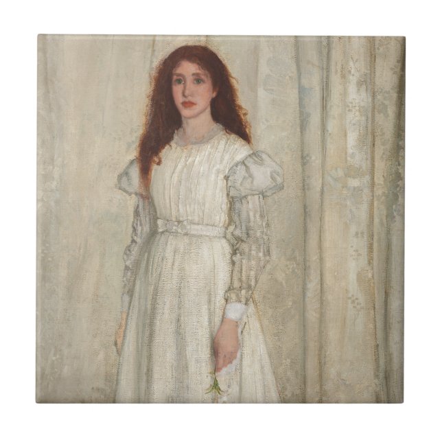 James Whistler - Symphony in White No. 1 Ceramic Tile (Front)