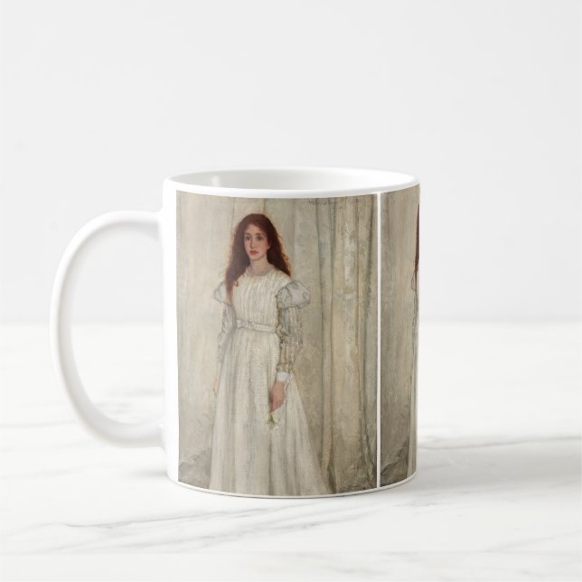 James Whistler - Symphony in White No. 1 Coffee Mug (Left)