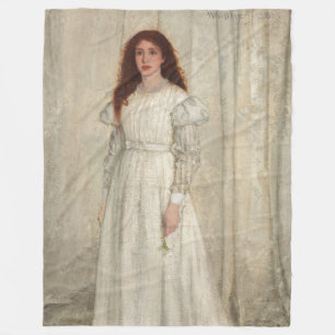 James Whistler - Symphony in White No. 1 Fleece Blanket