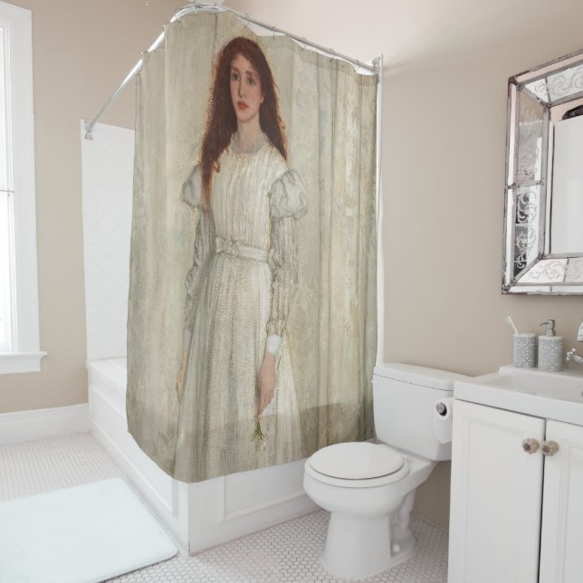 James Whistler - Symphony in White No. 1 Shower Curtain (In Situ)