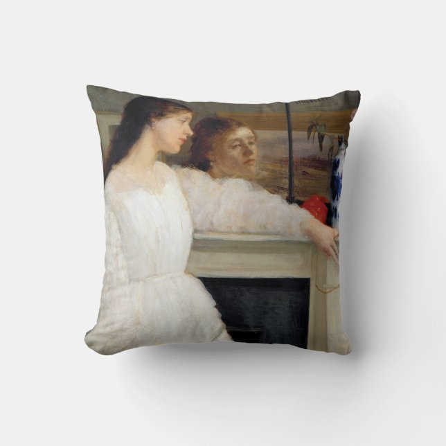 James Whistler - Symphony in White No. 2 Cushion (Front)
