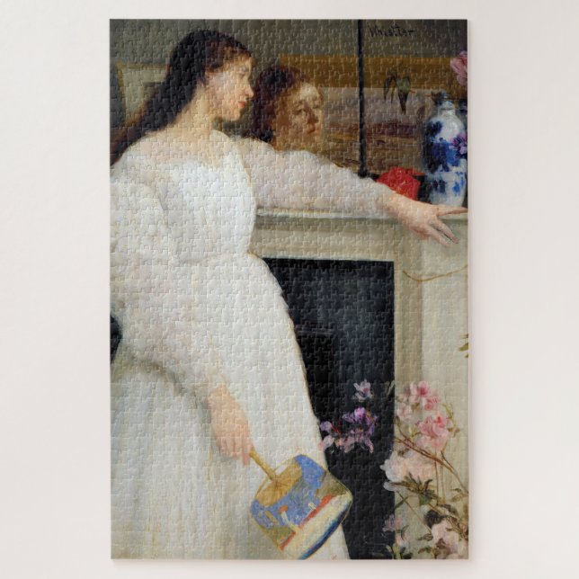 James Whistler - Symphony in White No. 2 Jigsaw Puzzle (Vertical)
