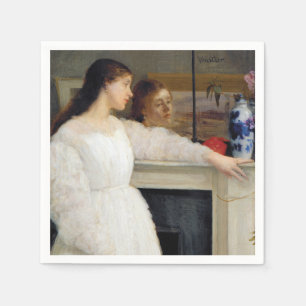James Whistler - Symphony in White No. 2 Napkin