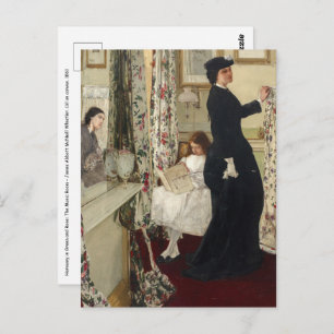 James Whistler - The Music Room Postcard