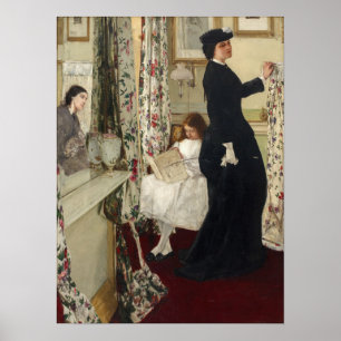 James Whistler - The Music Room Poster