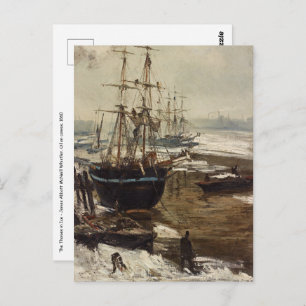 James Whistler - The Thames in Ice Postcard