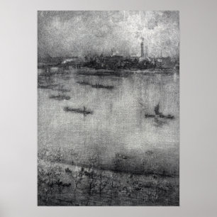 James Whistler The Thames Poster