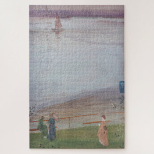James Whistler - Variations in Violet and Green Jigsaw Puzzle
