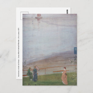 James Whistler - Variations in Violet and Green Postcard