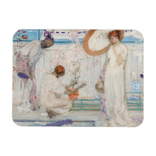 James Whistler - White Symphony, Three Girls Magnet