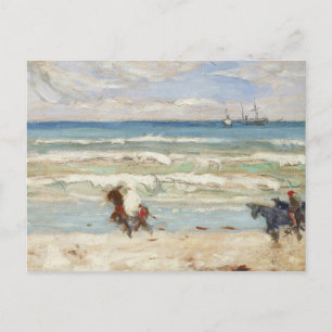 James Wilson Morrice - Beach Scene, Tangier Postcard