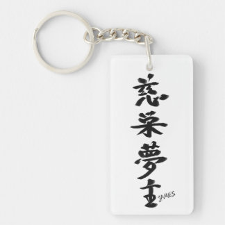 JAMES - Your firstname in Japanese Kanji Key Ring