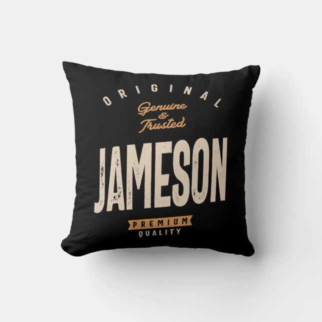 Jameson Personalised Name - Funny Jameson Cushion (Front)