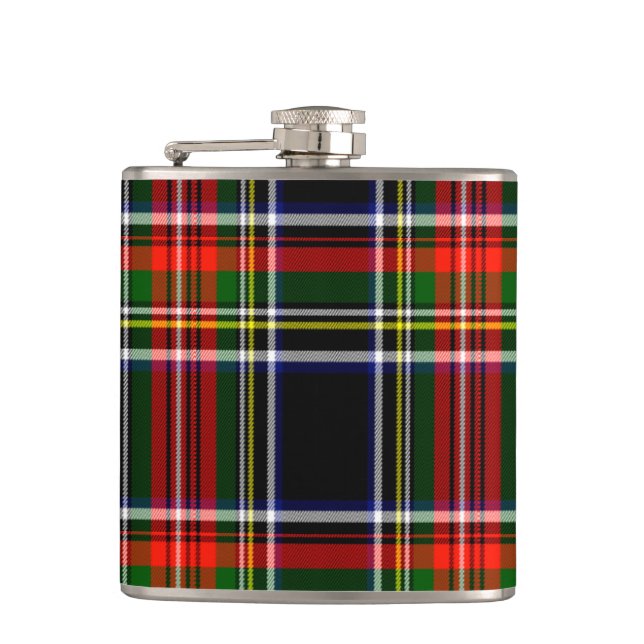 Jameson Scottish Tartan Hip Flask (Front)