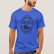Jamestown Sawmill Logo On Deep Royal Men Basic