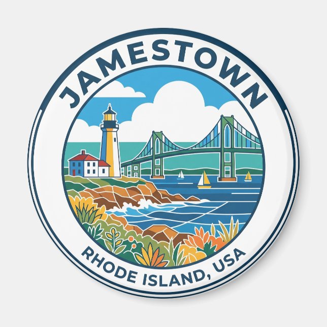 Jamestown USA Magnet (Front)
