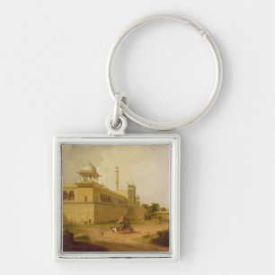 Jami Masjid, Delhi, 1811 (oil on canvas) Key Ring