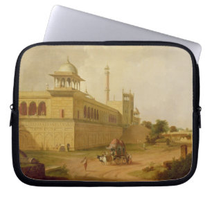Jami Masjid, Delhi, 1811 (oil on canvas) Laptop Sleeve