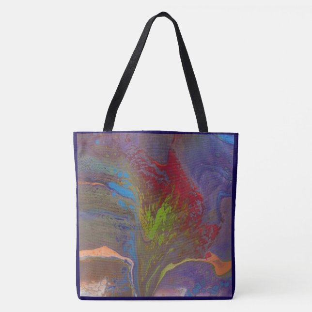 Jamie - Abstract Painting - Original Artwork Tote Bag (Front)
