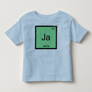 Jamie  Name Chemistry Element Periodic Table Toddler T-Shirt