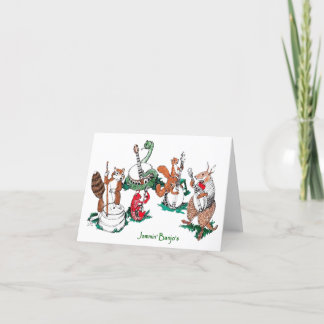 Jamin Banjo's Funny Critter Folded Greeting Card